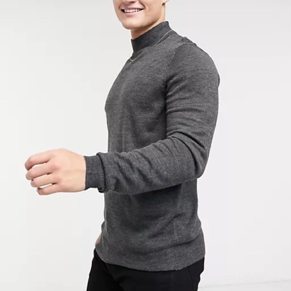 ASOS | Threadbare Soft Touch Turtleneck Jumper Crew Sweater NWT Size Small